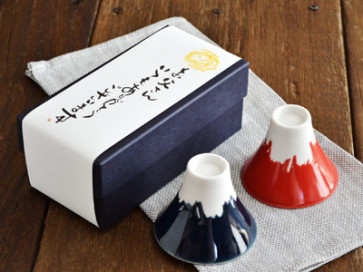 Mt. Fuji sake cup set